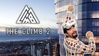 Я опять залез на небоскреб The Climb 2 VR Мегаполис. Новый год эдишн 