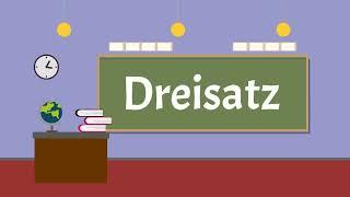 Dreisatz einfach erklärt - proportional und antiproportional #shorts