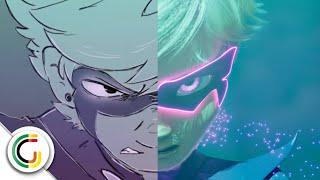 Comparison Evil Adrien Agreste VS Original  Music Video