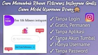 no login Cara Menambah Followers Instagram Gratis Sepuasnya Tanpa Password‼️