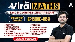 Bank Exams  Simplification  Number Series  Inequality  Arithmetic & DI By Navneet Tiwari