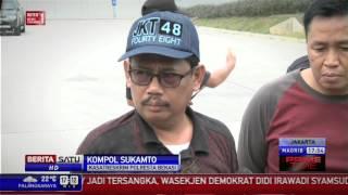 Polisi Mengolah TKP Kebakaran Pabrik Kosmetik Mandom