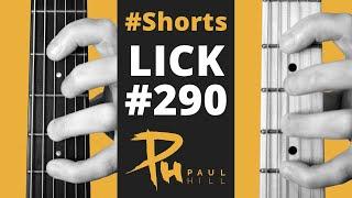 290. A7 Arpeggio Hammer Ons And Pull Offs - Guitar Tab Available. #Shorts