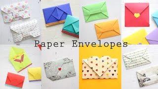 8 Easy Paper Envelopes  DIY Origami Tutorial  Ventuno Art