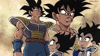 Bardock Meets Vegeta DBZ Comic Dub