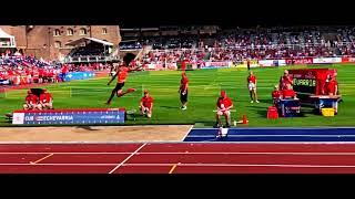 Juan Miguel Echevarria Long Jump 8.83m Slow Motion