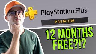 How to get 12 Months of Playstation Plus Premium FREE $0.00 New and Verified Method