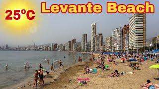 Levante Beach in Benidorm  25ºC Authentic Summer #benidormbyana