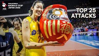 TOP 25 Attacks by Zhu Ting 朱婷  Womens Volleyball World Cup 2019