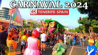 TENERIFE - CARNAVAL 2024  Enjoy from the Inside ​ 4K Walk