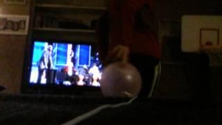 Popping a balloon with my butt