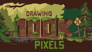 Drawing 100000 pixels - my biggest pixel artwork yet.