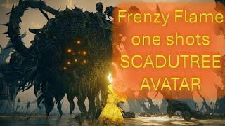 Scadutree avatar deleted by Frenzy incantations Elden ring DLC
