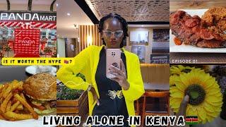 living alone diaries  days in my life  life of a kenyan girl  panda mart 