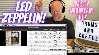 Drum Teacher Reacts JOHN BONHAM  Led Zeppelin  Misty Mountain Hop