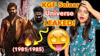 Salaar x KGF Universe LEAKED  Deeksha Sharma