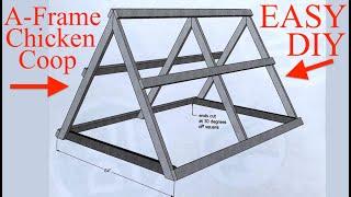 HOW TO Build an EASY DIY A-Frame Chicken Coop  Part #1 Pallet Project
