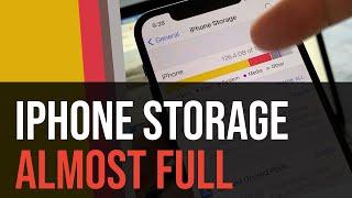 iPhone Storage Almost Full Notification Message - Optimize iPhone Storage -What to do How to Fix it