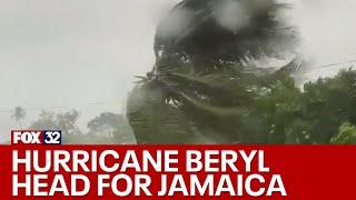 Hurricane Beryl heads for Jamaica