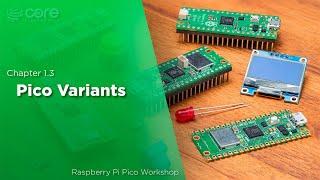 Raspberry Pi Pico Variants  Raspberry Pi Pico Workshop Chapter 1.3