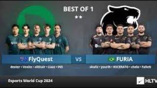 Last Chance Stage - Furia vs FLyQuest - Esports World Cup 2024 - Highights