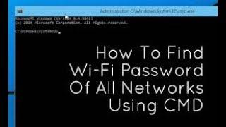 How To Hack Wifi Password Using Command Prompt