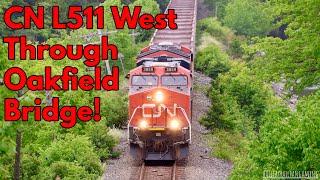 CN L511 West Through Oakfield Park Rd Bridge Oakfield NS.