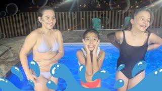 Desafio da Piscina com as minhas amigas