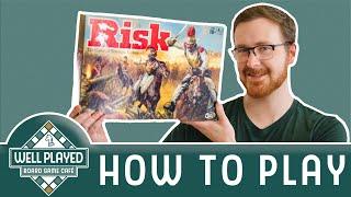 How to Play Risk - Game Tutorial by Well Played Board Game Cafe