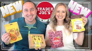 TRYING ALL NEW ITEMS FROM TRADER JOES TASTE TEST