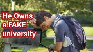 Boy Creates FAKE University to Fulfill His Dreams