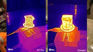 Infiray P2 Pro plus macro - test  review - compared to Flir One Pro & Doogee S98 Pro