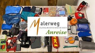 Malerweg 2021 - Vorbereitungen und Anreise