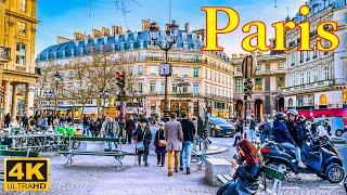 Paris France - Paris February 2024 - 4K HDR - Walking Tour    Paris 4K  A Walk In Paris