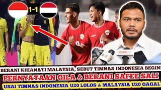  ALLHAMDULILAH TIMNAS U20 LOLOS SAFEE SALI MENDADAK BICARA INI DI MEDIA SEBUT INDONESIA & MALAYSIA