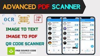 All in One Scanner App is OCR + QR + Image to PDF Scanner  Source Code Download