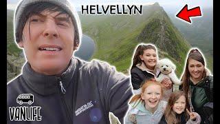CLIMBING TO THE TOP OF THE 3RD HIGHEST MOUNTAIN IN ENGLAND HELVELLYN  VAN LIFE - LAKE DISTRICT UK