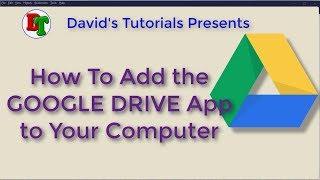 How To Install GOOGLE DRIVE on Your Computer