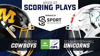 Munich Cowboys - Schwäbisch Hall Unicorns  Highlights - ERIMA GFL 7. Spieltag  SDTV Football