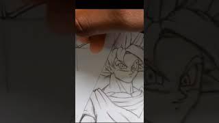 Drawing Goku all Transformation  #shorts #drawing