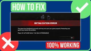 FIX INITIALIZATION ERROR DBD XBOX 2023  How to Fix Initialization Error Dead by Daylight Xbox