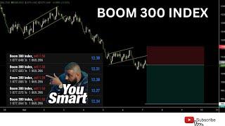 HOW TO TRADE  BOOM 300 INDEX  small equity  strategy #Deriv