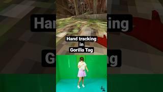 Hand tracking in Gorilla Tag #vr