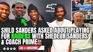 SHILO SANDERS ASKED ABOUT PLAYING FOR RAIDERS WITH SHEDEUR & COACH PRIME  THE COACH JB SHOW