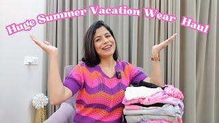 Huge Summer Vacation Wear Haul l Latest Jeans Tops Tees Cargos Dresses At 50% OFF l Dream Simple