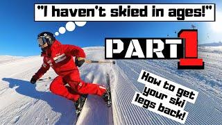 How to get your ski legs back Part 1 #insta360