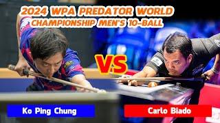 HIGHLIGHTS  Ko Ping Chung vs Carlo Biado  2024 Predator World Championship Mens 10-ball