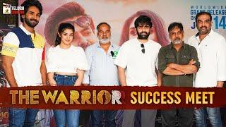 The Warrior Success Meet  Ram Pothineni  Krithi Shetty  Aadhi Pinisetty  Mango Telugu Cinema