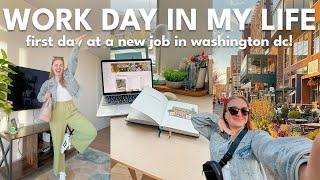 WORK DAY IN MY LIFE  first day at my new 9-5 job grwm whats in my work bag  Charlotte Pratt