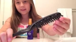 How to you get knotty hair to be straight